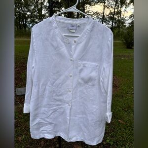 Vintage 100% linen top tunic